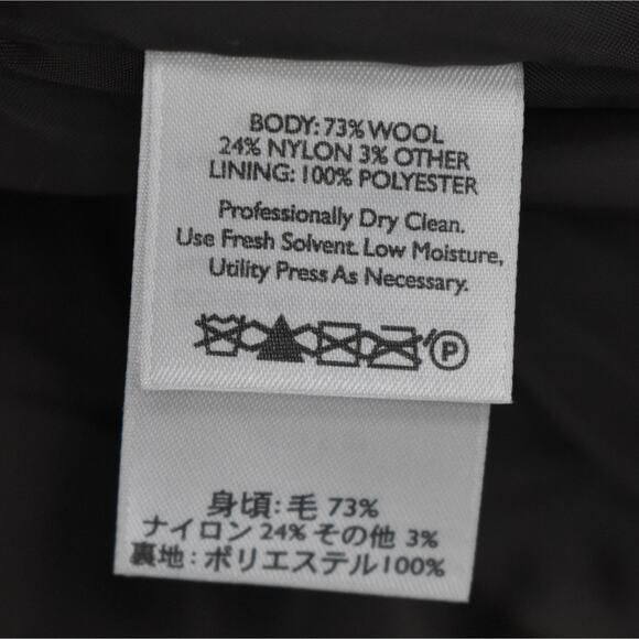 Eddie Bauer herringbone plaid brown wool button blazer jacket women's size 10/12 - Picture 8 of 10